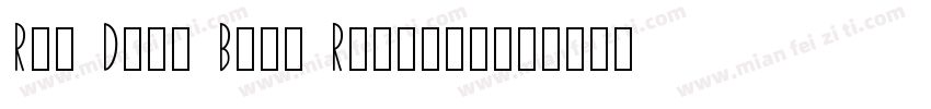 Rae Dunn Bold Regular字体转换